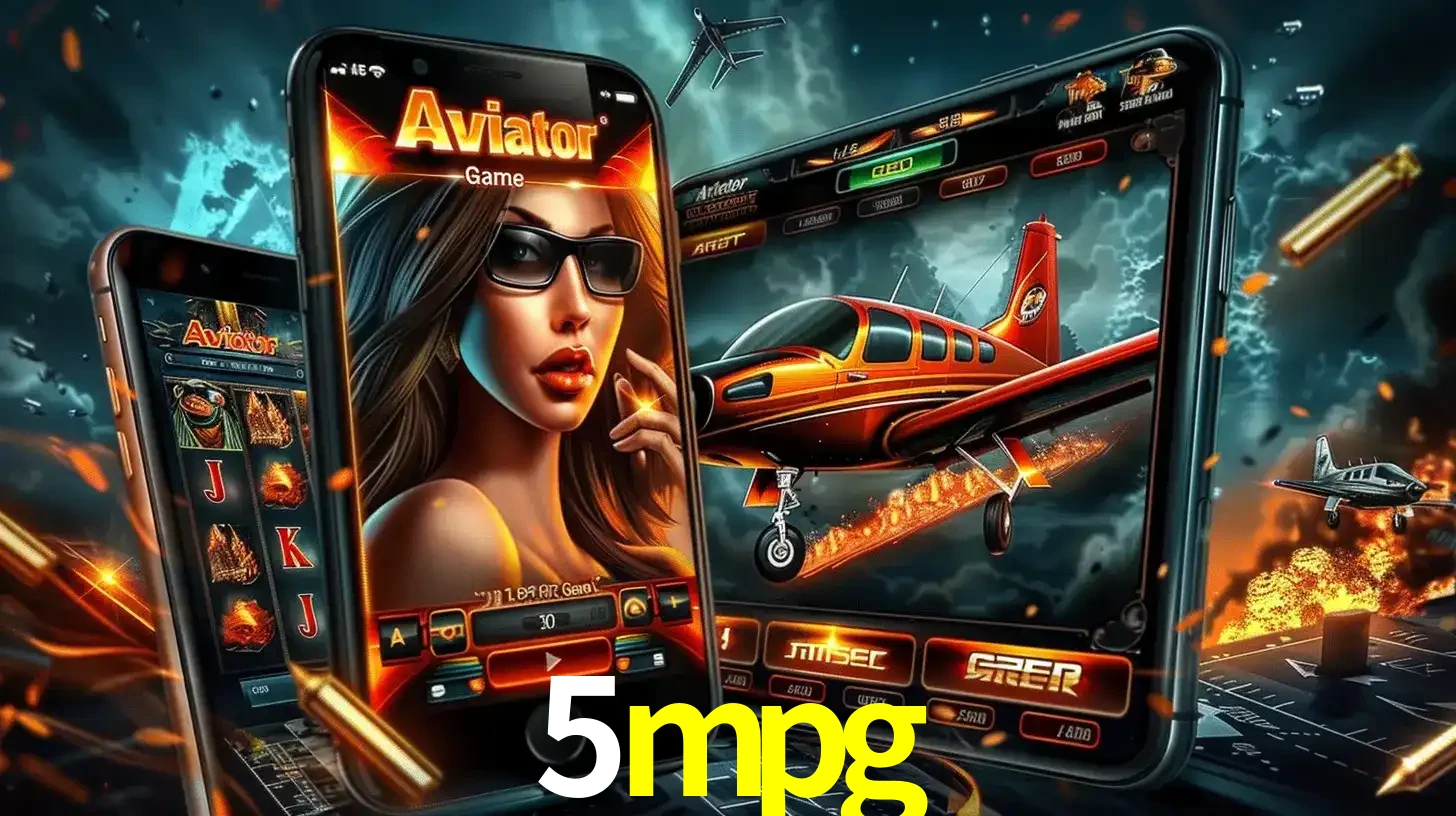 O popular jogo de apostas Aviator exibido em vários celulares e tablets, mostrando a interface emocionante e a ação de voo disponíveis para jogar agora no 5mpg.