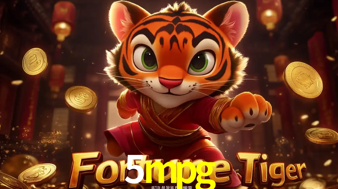 O carismático mascote do jogo de slot Fortune Tiger, um tigre fofo em pose de artes marciais, pronto para trazer sorte e multiplicadores de ganhos no cassino online 5mpg.